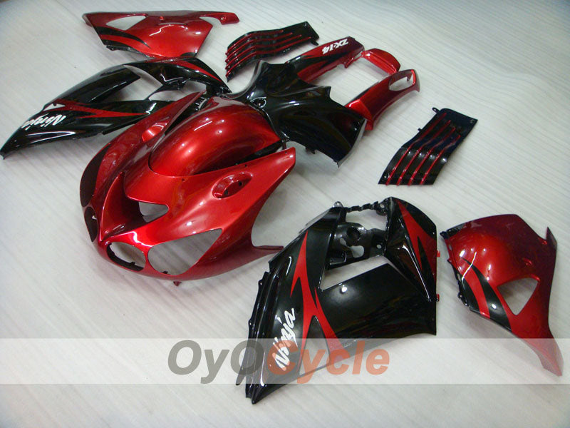Injection Fairing kit for 06-11 NINJA ZX-14R - Red, Black - Factory Style #OYO87901998 Secondary image