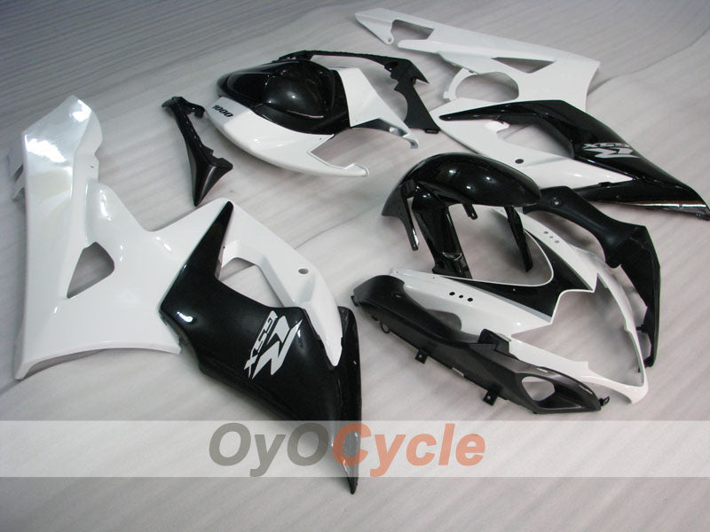 Injection Fairing kit for 05-06 GSX R1000 - White, Black - Factory Style #OYO87902040 Main image