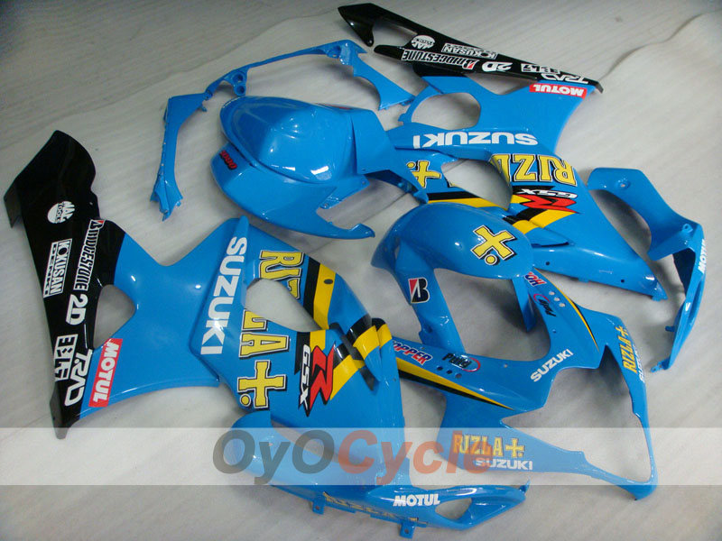 Injection Fairing kit for 05-06 GSX R1000 - Blue, Black - MOTUL, Rizla+ #OYO87902057