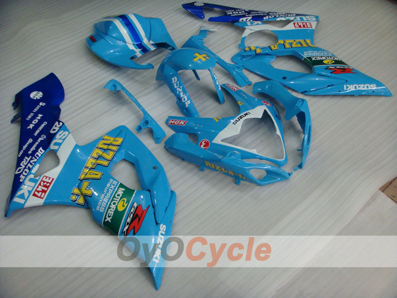 Injection Fairing kit for 05-06 GSX R1000 - Blue, White - Rizla+ #OYO87902060 Main image