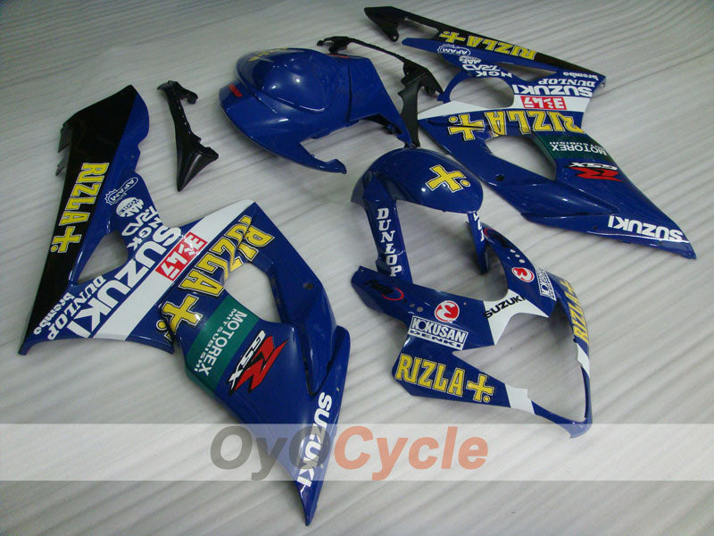 Injection Fairing kit for 05-06 GSX R1000 - Blue, Black - Rizla+ #OYO87902062