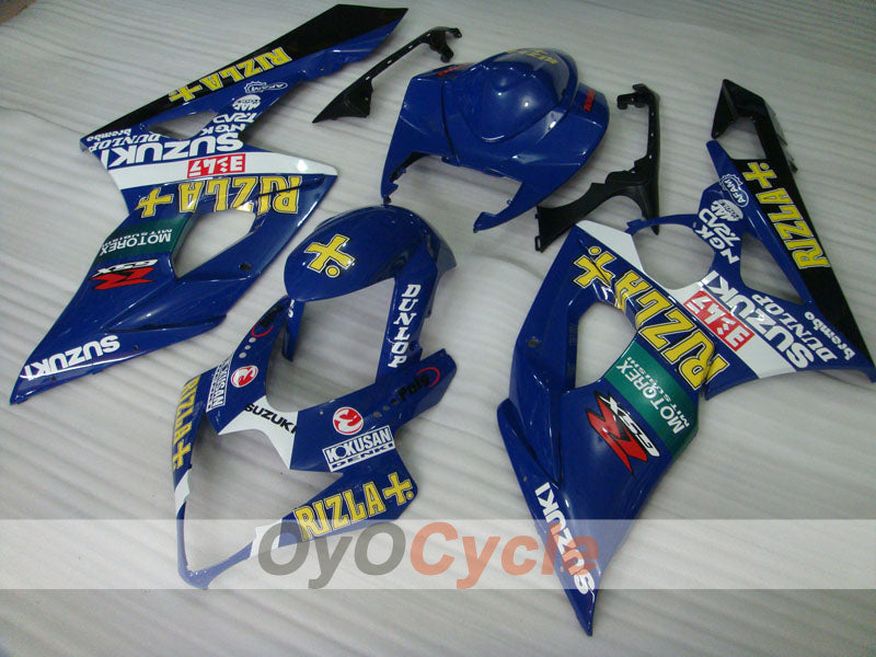 Injection Fairing kit for 05-06 GSX R1000 - Blue, Black - Rizla+ #OYO87902062