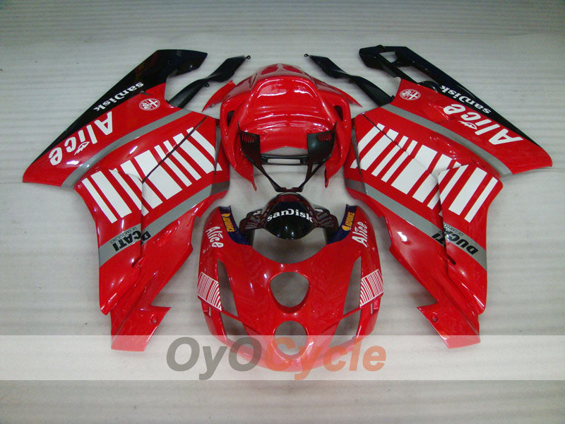 Injection Fairing kit for 03-04 Ducati 999 - Red, Black - Alice #OYO87902349 Secondary image