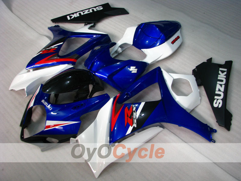 Injection Fairing kit for 07-08 GSX R1000 - Blue, White - Factory Style #OYO87902146 Secondary image