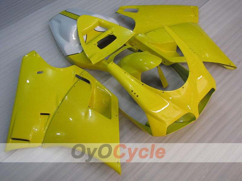 Injection Fairing kit for 99-02 Ducati 996 - Yellow, White - Factory Style #OYO87902202