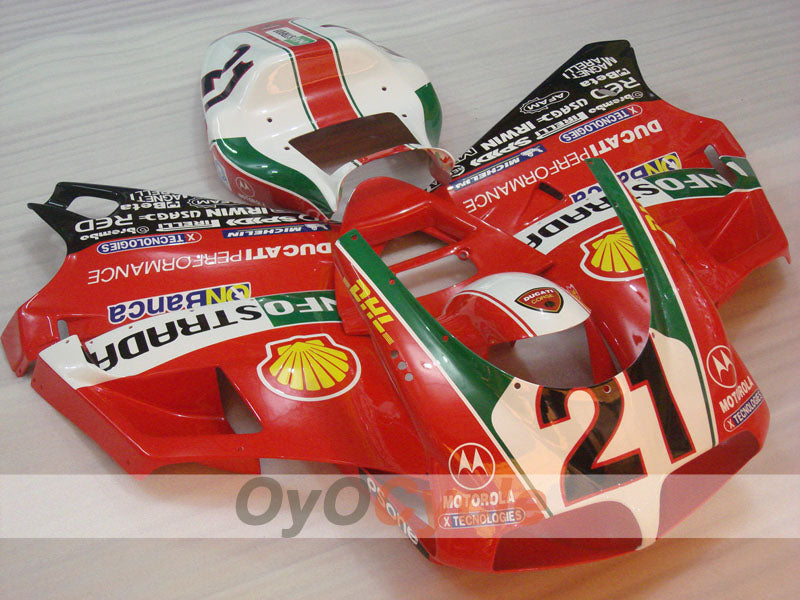 Injection Fairing kit for 02-04 Ducati 998 - Red, Green - INFO STRADA #OYO87902301 Secondary image