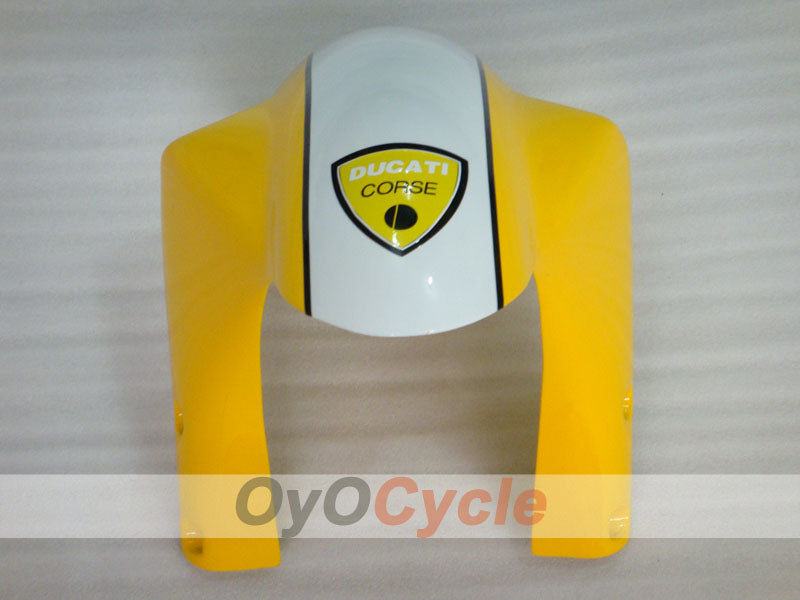 Injection Fairing kit for 02-04 Ducati 998 - Yellow, White - Xerox #OYO87902322