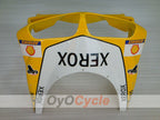 Injection Fairing kit for 02-04 Ducati 998 - Yellow, White - Xerox #OYO87902322