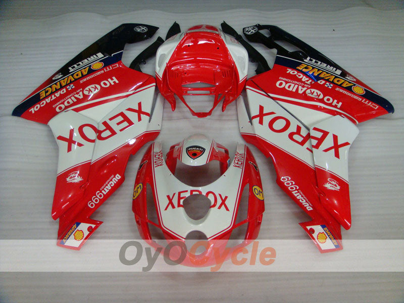 Injection Fairing kit for 03-04 Ducati 999 - Red, White - Xerox #OYO87902365 Secondary image