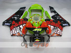 Injection Fairing kit for 03-04 CBR600RR - Green, Black - Rossi #OYO87902544