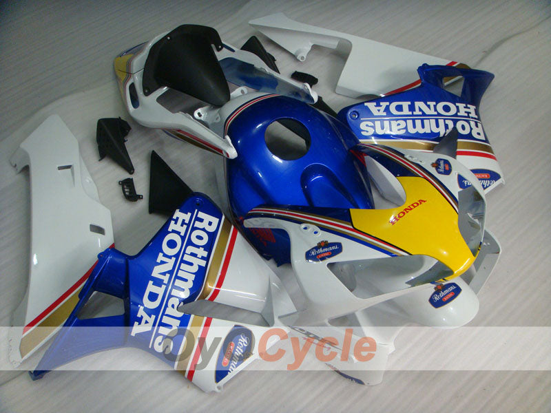 Injection Fairing kit for 03-04 CBR600RR - Blue, White - Rothmans #OYO87902556 Main image