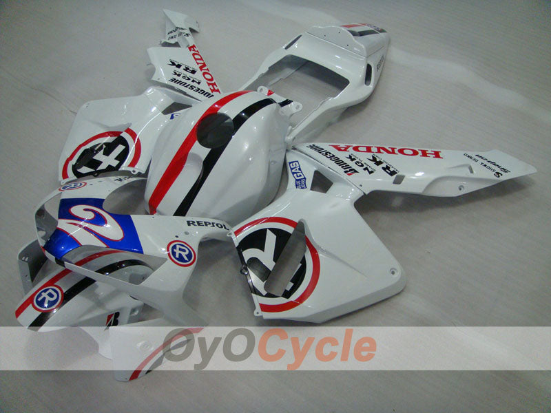 Injection Fairing kit for 03-04 CBR600RR - Red, Black - RK #OYO87902616 Main image