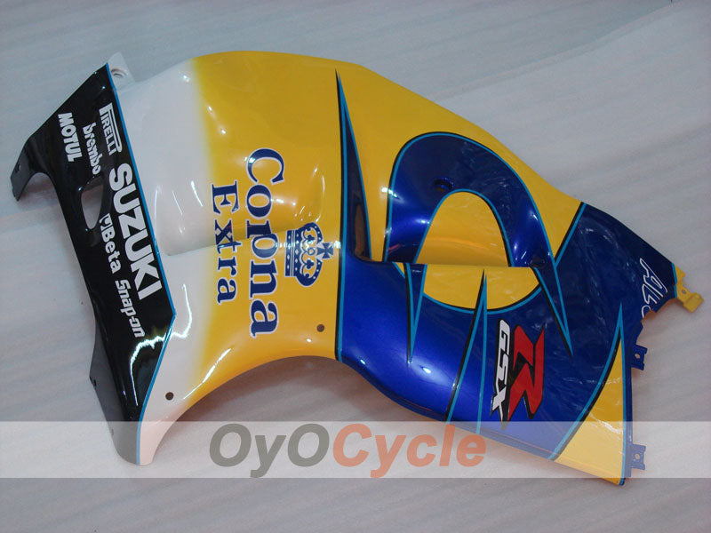 Injection Fairing kit for 99-07 GSXR1300 Hayabusa - Yellow, Blue - Corona, MOTUL #OYO87902651