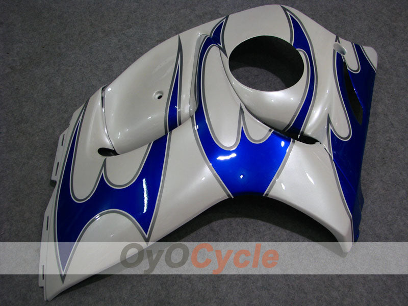 Injection Fairing kit for 08-20 GSXR1300 Hayabusa - Blue, White - Flame #OYO87902670