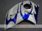Injection Fairing kit for 08-20 GSXR1300 Hayabusa - Blue, White - Flame #OYO87902670