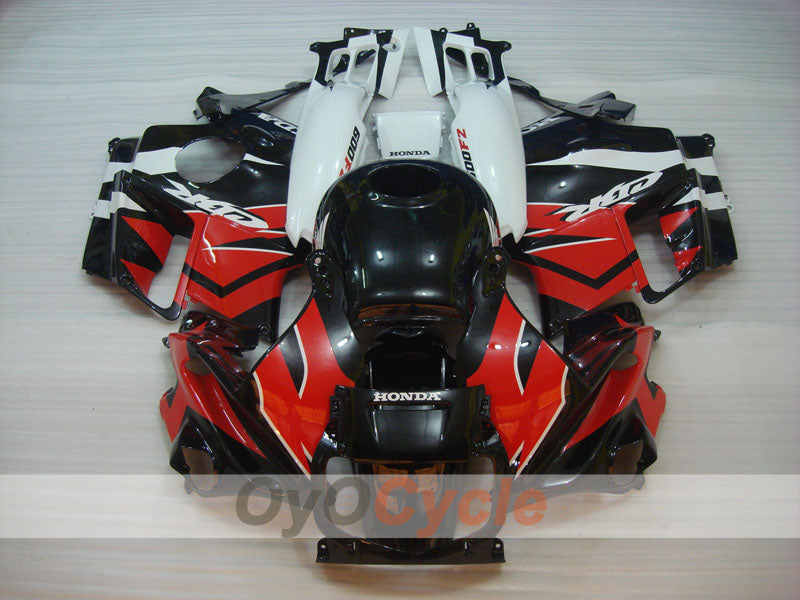 Fairing kit for 91-94 Honda CBR600 F2 - Red, Black - Factory Style #OYO87903087