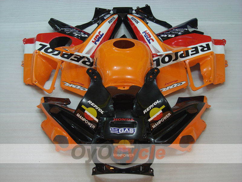 Fairing kit for 91-94 Honda CBR600 F2 - Orange, Black - Repsol #OYO87903106 Secondary image