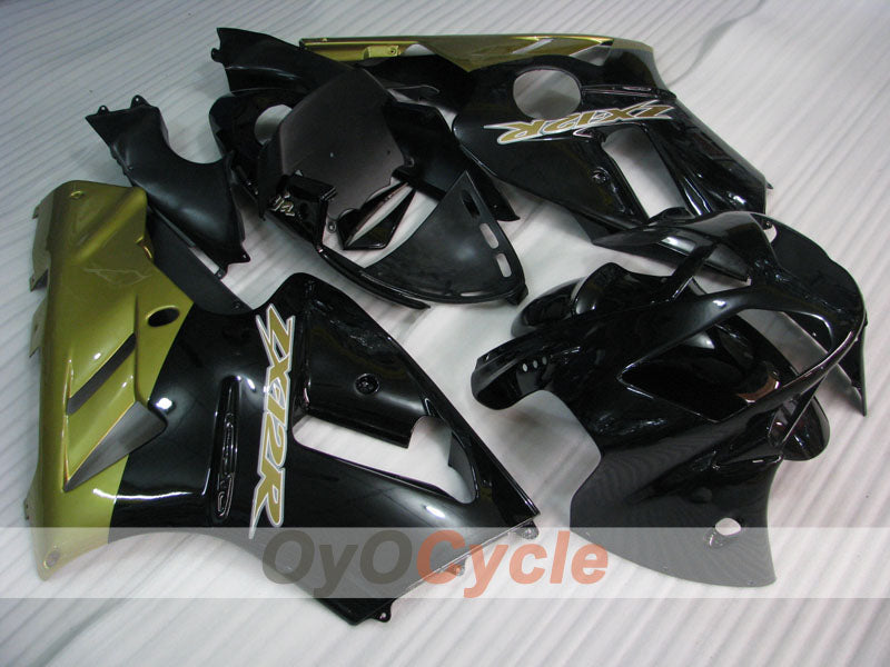Injection Fairing kit for 02-05 NINJA ZX-12R - Black, Gold - Factory Style #OYO87903110 Main image