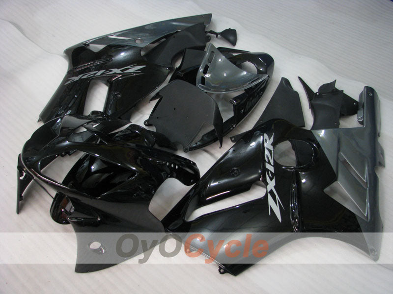 Injection Fairing kit for 02-05 NINJA ZX-12R - Black, Grey - Factory Style #OYO87903114