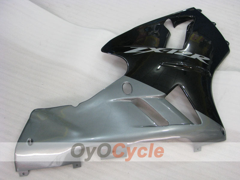 Injection Fairing kit for 02-05 NINJA ZX-12R - Black, Grey - Factory Style #OYO87903114
