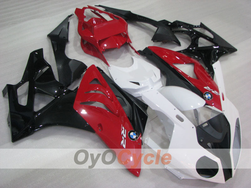 Injection Fairing kit for 09-14 BMW S1000RR - Red, White - Castrol #OYO87903153