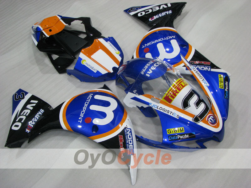 Injection Fairing kit for 12-14 YZF-R1 - Blue, Black - Factory Style #OYO87903171 Main image