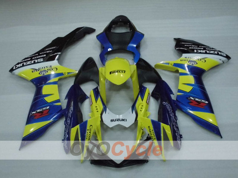 Injection Fairing kit for 11-26 GSX R750 - Yellow, Blue - Corona #OYO87903203 Secondary image