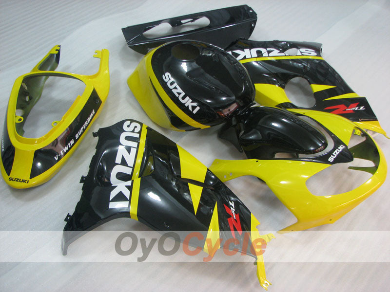 Injection Fairing kit for 98-03 TL1000R - Yellow, Black - Factory Style #OYO87903289 Main image