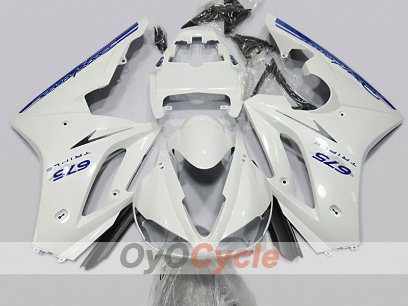 Injection Fairing kit for 09-12 Triumph Daytona 675 - White - Factory Style #OYO87904574 Main image