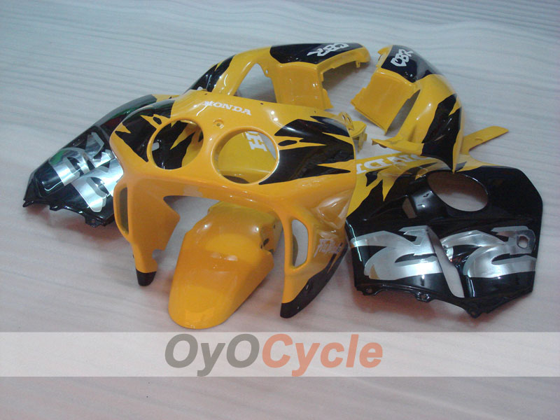 Injection Fairing kit for 90-94 CBR250RR - Yellow, Black - Factory Style #OYO87904758 Secondary image