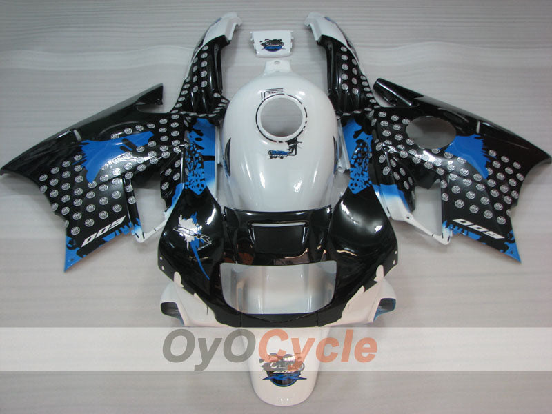 Fairing kit for 91-94 Honda CBR600 F2 - White, Black - Customize #OYO87904767 Secondary image