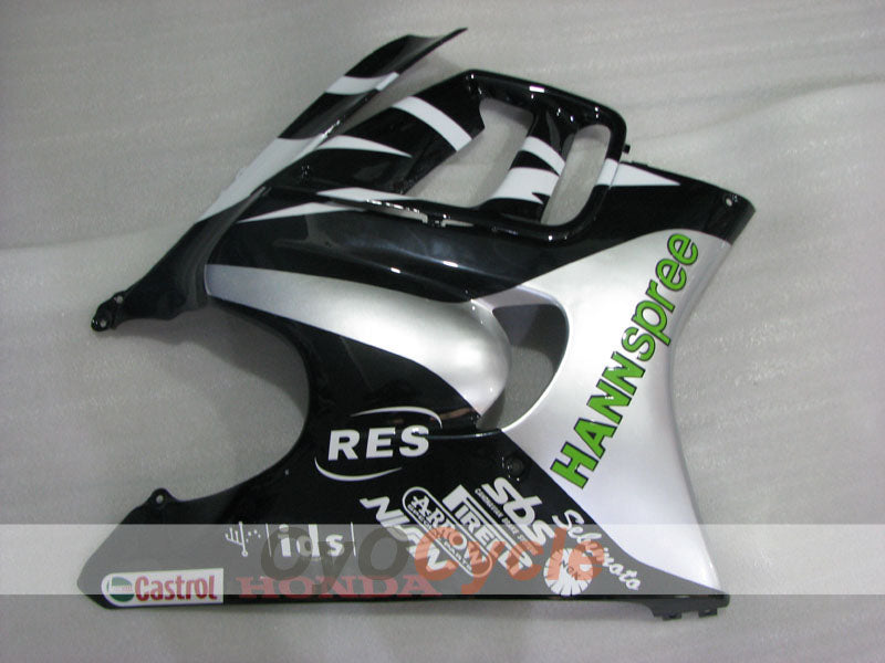 Injection Fairing kit for 97-98 CBR600F3 - White, Black - HANN Spree #OYO87904803