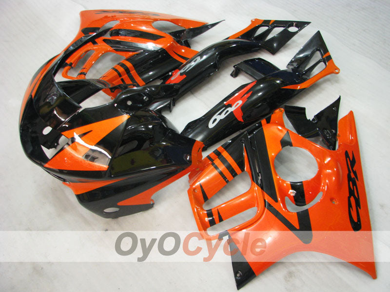 Injection Fairing kit for 95-96 CBR600F3 - Orange, Black - Factory Style #OYO87902776 Main image