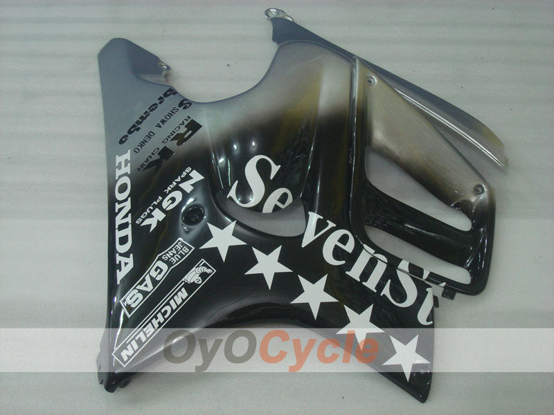 Injection Fairing kit for 97-98 CBR600F3 - Black, Grey - SevenStars #OYO87904819