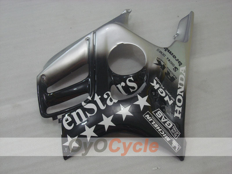 Injection Fairing kit for 97-98 CBR600F3 - Black, Grey - SevenStars #OYO87904819