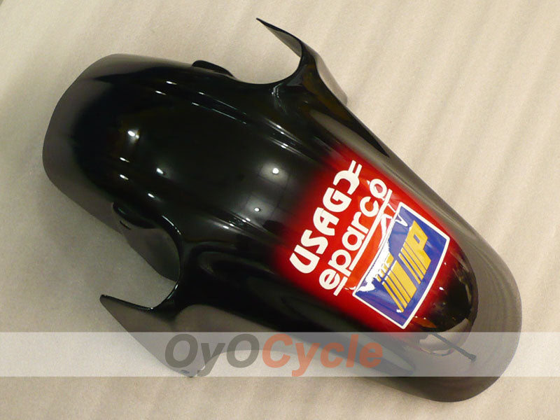 Injection Fairing kit for 99-00 CBR600F4 - Red, Black - DUNLOP, Play Station #OYO87900138