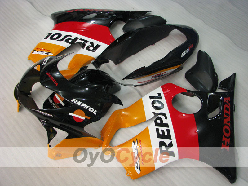 Injection Fairing kit for 99-00 CBR600F4 - Red, Black - Repsol #OYO87900140 Secondary image