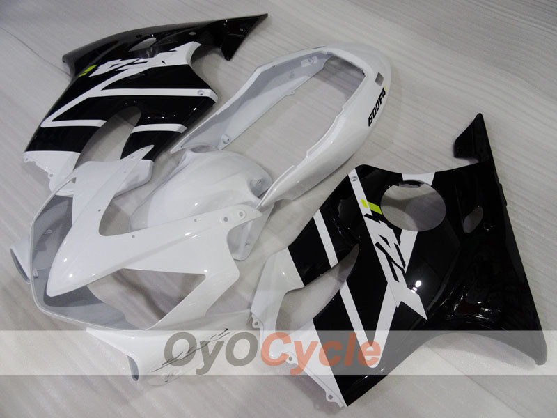 Injection Fairing kit for 04-07 CBR600F4i - White, Black - Factory Style #OYO87904850 Secondary image