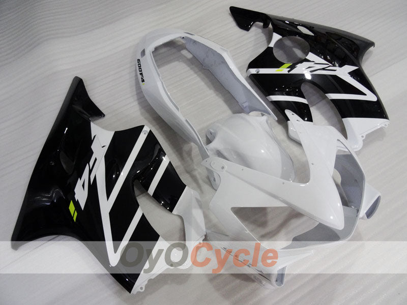 Injection Fairing kit for 04-07 CBR600F4i - White, Black - Factory Style #OYO87904850 Main image