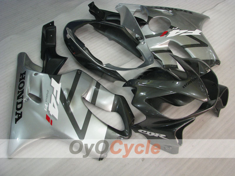 Injection Fairing kit for 04-07 CBR600F4i - Silver, Grey - Factory Style #OYO87904856 Main image