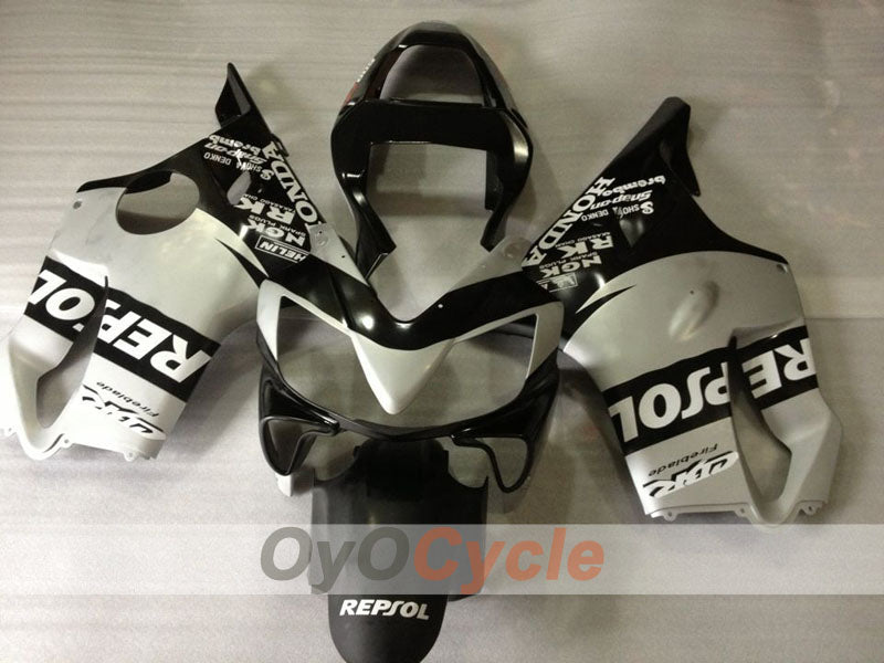 Injection Fairing kit for 01-03 CBR600F4i - Black, Silver - Factory Style, Customize #OYO87904858