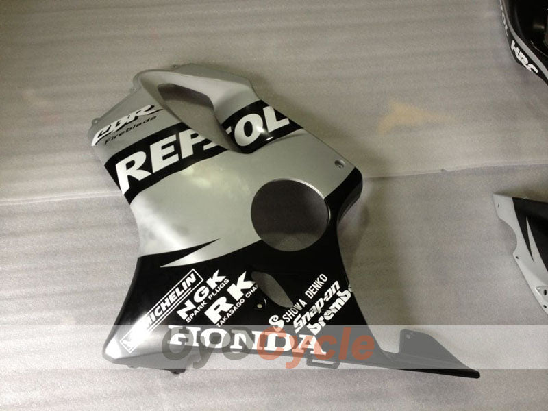 Injection Fairing kit for 01-03 CBR600F4i - Black, Silver - Factory Style, Customize #OYO87904858