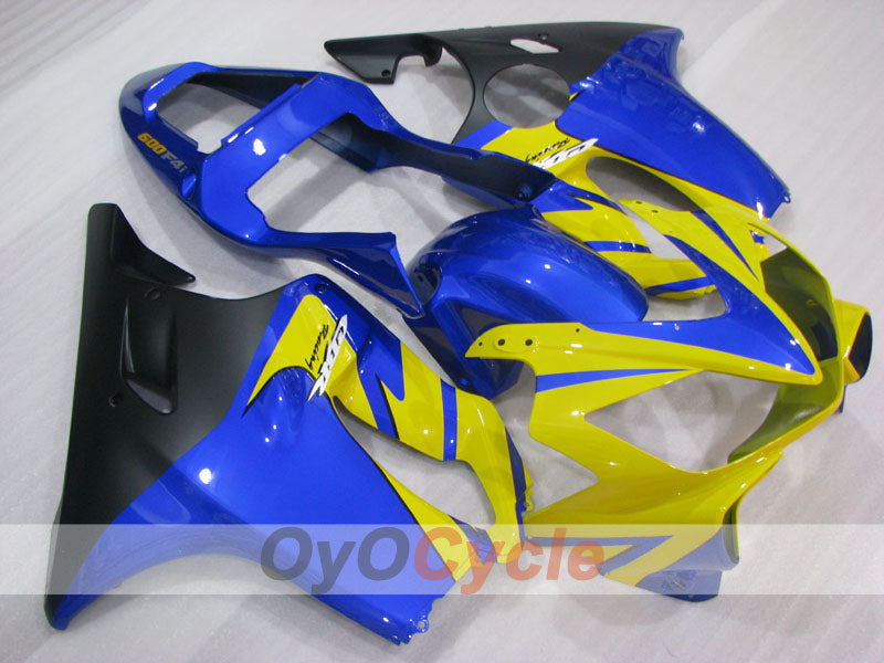 Injection Fairing kit for 01-03 CBR600F4i - Yellow, Blue, Black - MICHELIN, Nastro Azzurro #OYO87904860 Secondary image