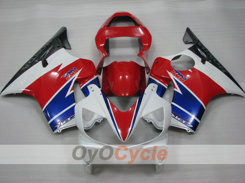 Injection Fairing kit for 01-03 CBR600F4i - Red, White - Factory Style #OYO87904862