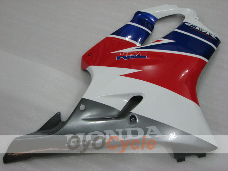 Injection Fairing kit for 01-03 CBR600F4i - Red, White - Factory Style #OYO87904862