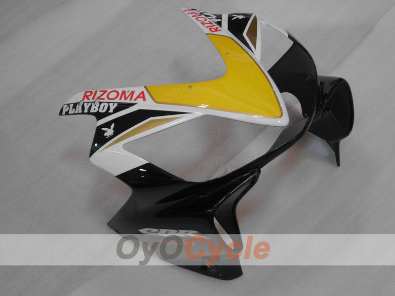 Injection Fairing kit for 01-03 CBR600F4i - White, Black - PlayBoy #OYO87904863