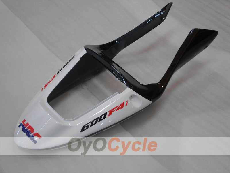 Injection Fairing kit for 01-03 CBR600F4i - White, Black - PlayBoy #OYO87904863