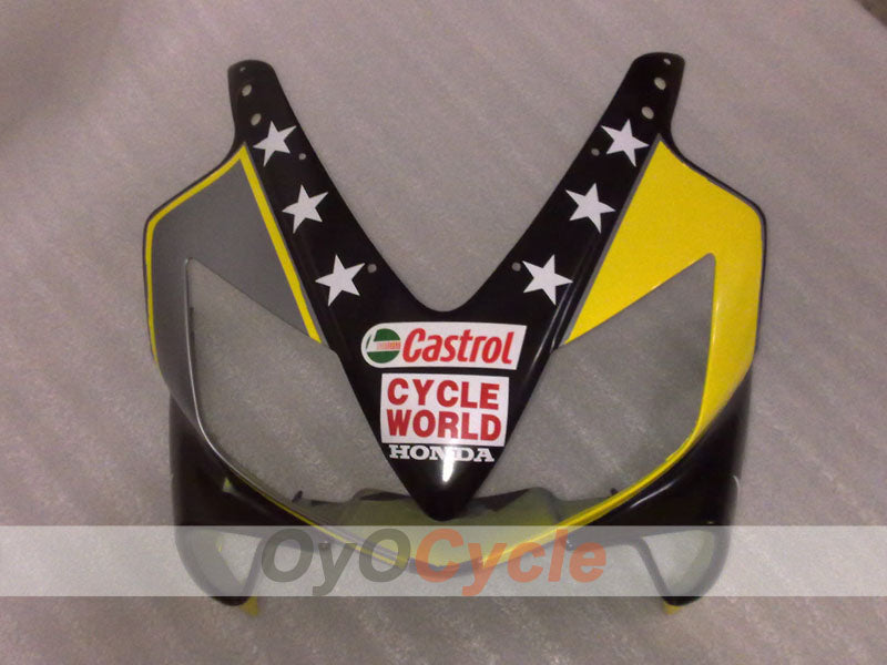 Injection Fairing kit for 01-03 CBR600F4i - Yellow, Black, Pink - Castrol #OYO87904864 Secondary image