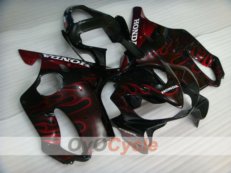Injection Fairing kit for 01-03 CBR600F4i - Red, Black - MICHELIN, Rossi #OYO87904866 Main image