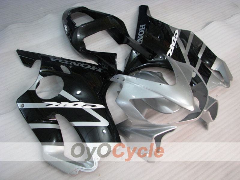 Injection Fairing kit for 01-03 CBR600F4i - Black, Silver - Factory Style #OYO87904868